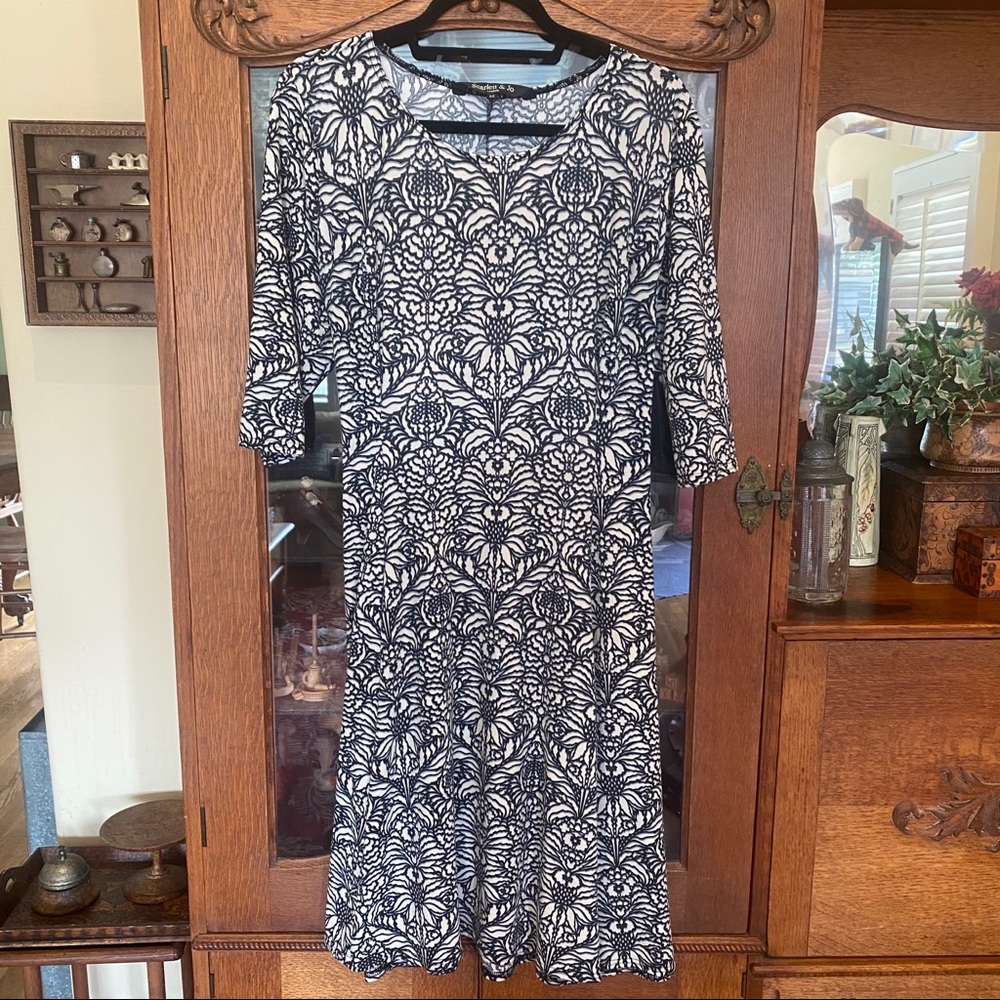 Scarlett & Jo London Plus Size Midi Dress